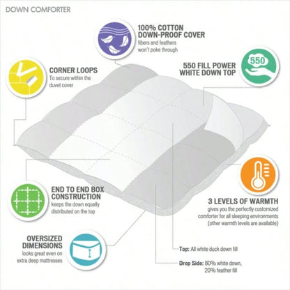 Oversized Cotton Down Comforter