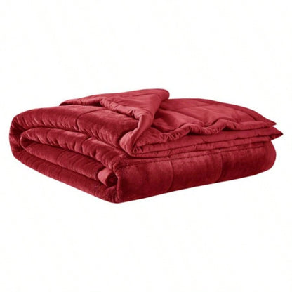 Reversible HeiQ Temperature Down Blanket