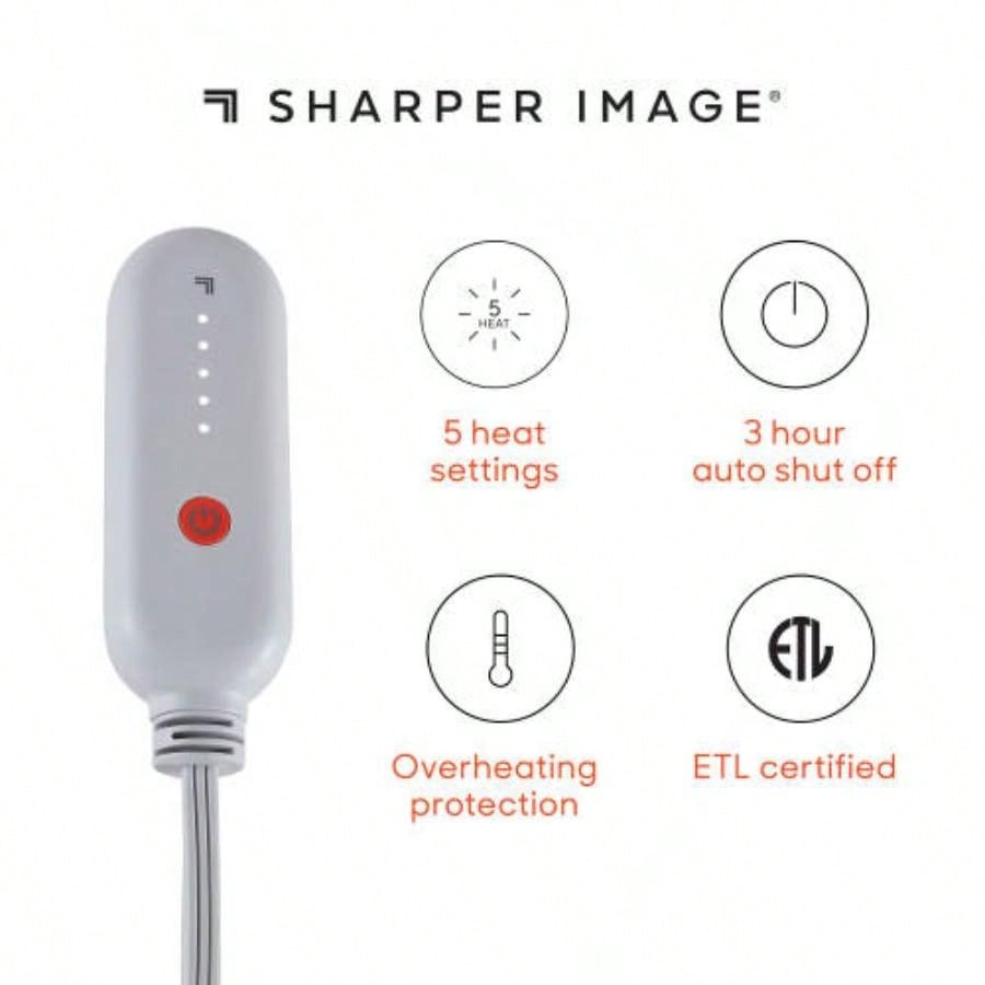 1 PCS 50x60 Dream Soft Heated Throw Blue