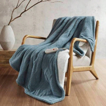 1 PCS 50x60 Dream Soft Heated Throw Blue