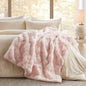 1 PC 50x60 Faux Fur Throw Pink
