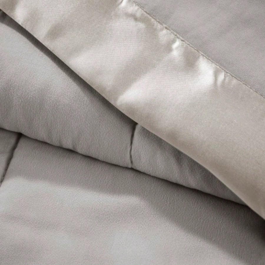 Lightweight Down Blanket with Satin Trim King
