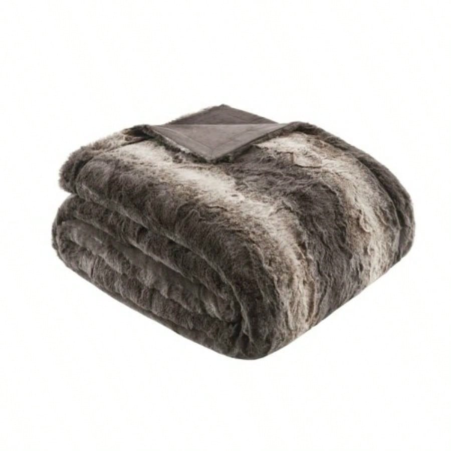 1PC 90x90 Faux Fur Blanket