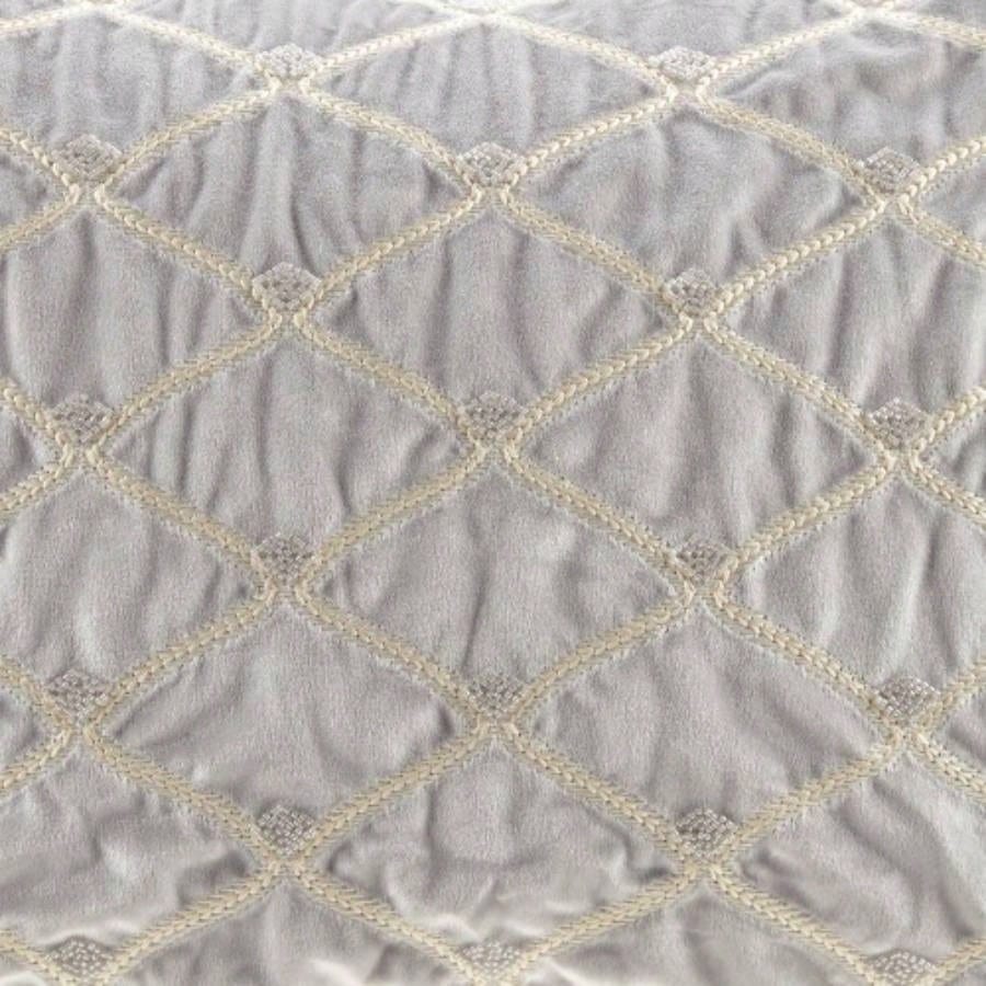 Oblong Decor Pillow Silver 22x15