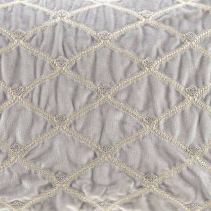 Oblong Decor Pillow Silver 22x15