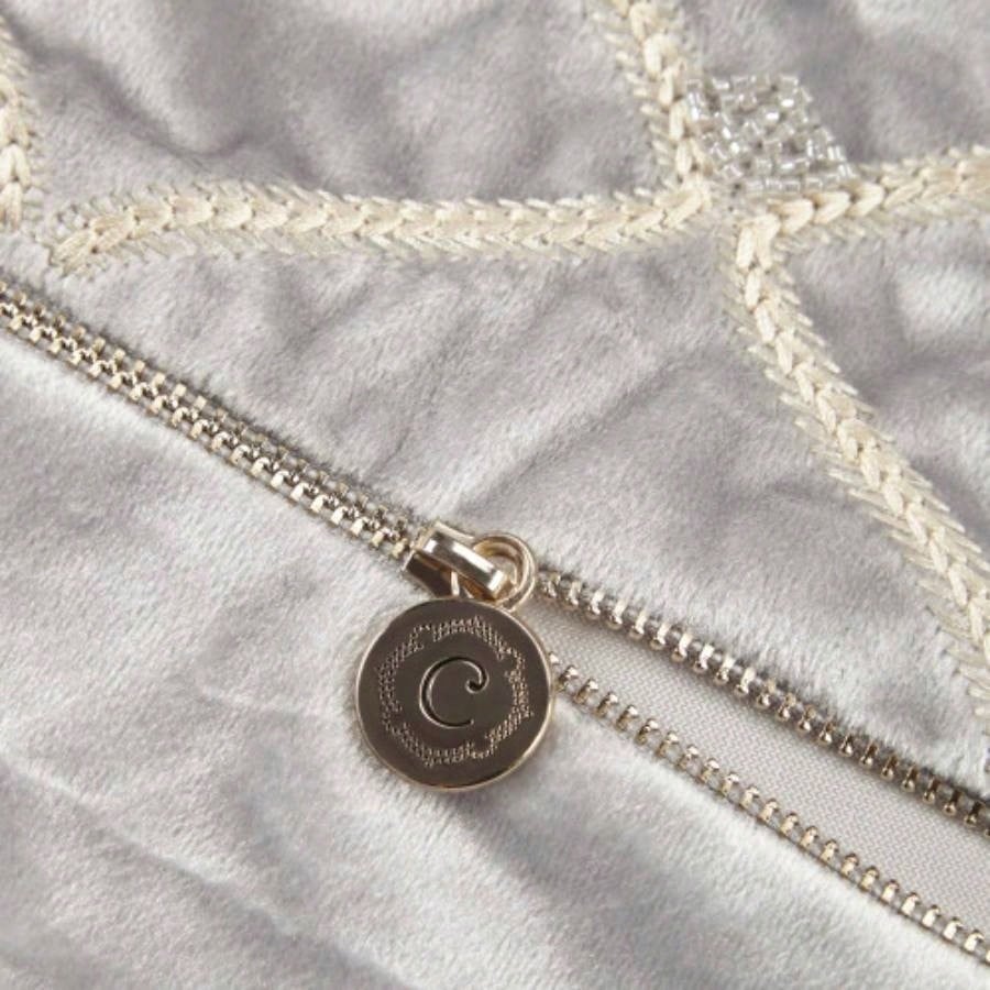 Oblong Decor Pillow Silver 22x15