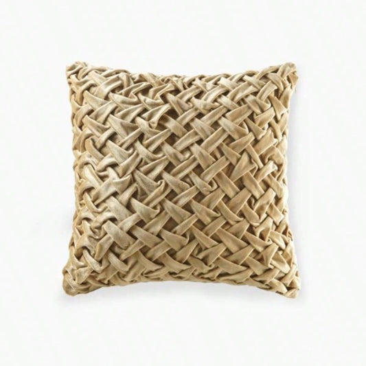 Square Decor Pillow Gold 20x20
