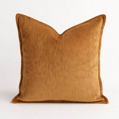 Homey COZY Velvet Throw Pillow - Luxe Mocha Shine with a Soft, Glimmering