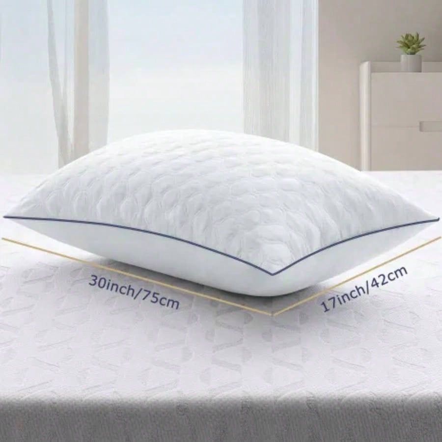 BedStory 2 Pack Luxury Neck Support Pillows - Soft, Hotel Quality Size, Comfort Gifting