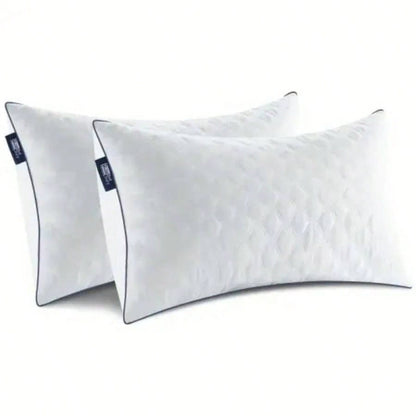 BedStory 2 Pack Luxury Neck Support Pillows - Soft, Hotel Quality Size, Comfort Gifting