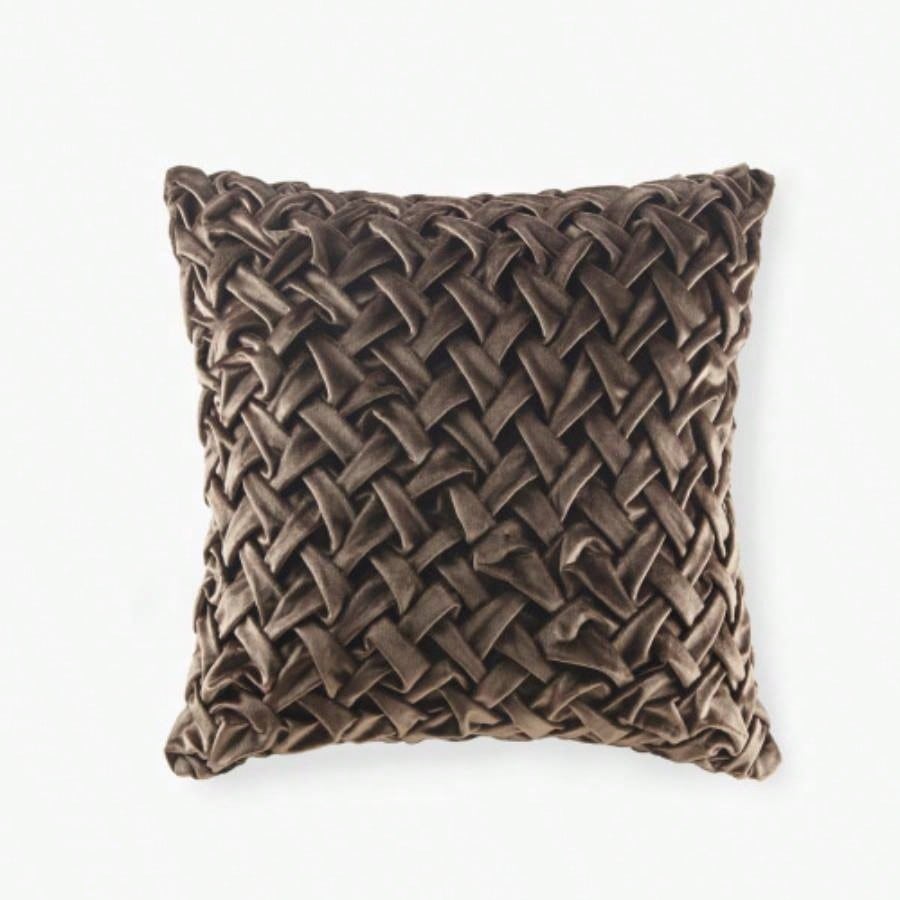 Square Decor Pillow Brown 20x20