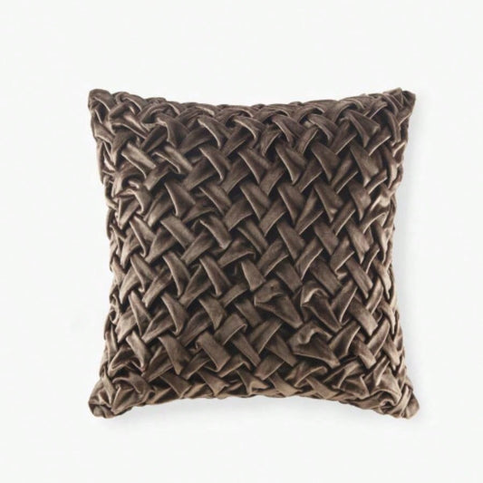 Square Decor Pillow Brown 20x20