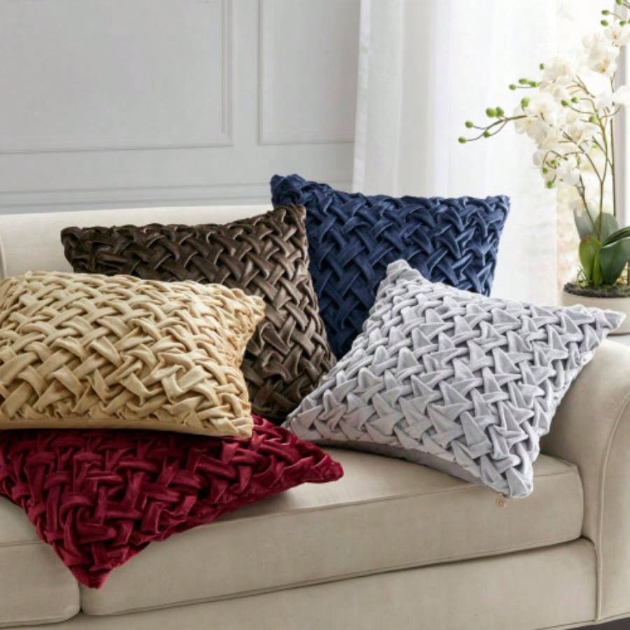Square Decor Pillow Brown 20x20