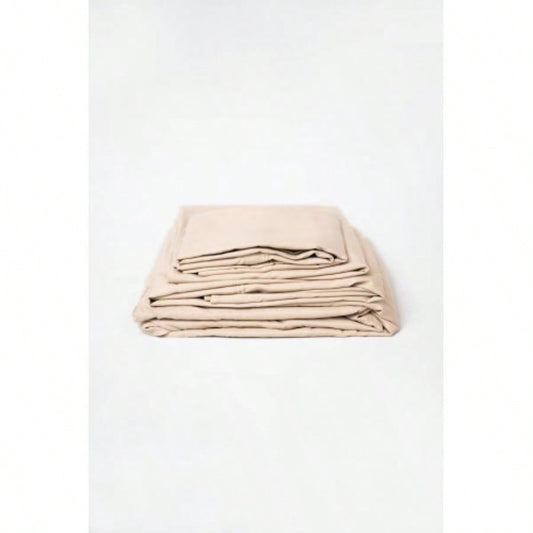 Omne Sleep 4 - Piece Khaki Flex Hypoallergenic Sheet Set