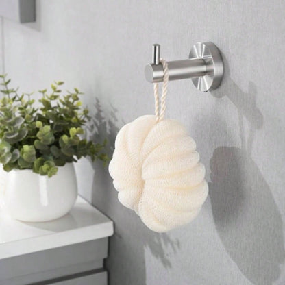 4 - Pack Bathroom Set Brushed Nickel 22. Towel Bar Racks, Toilet Paper Holder, Ring, Hook, Accessories, Hardware, Fixtures