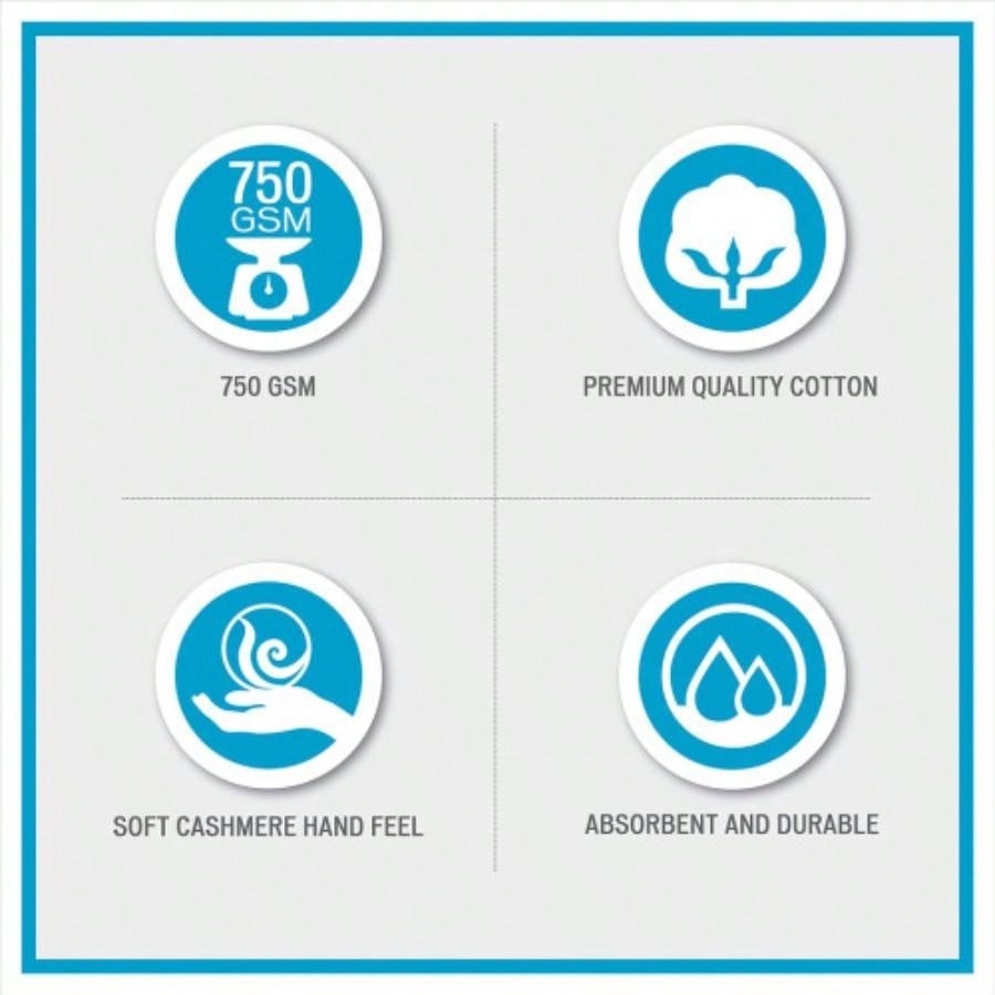 Cotton Antimicrobial Towel 6 Piece Set