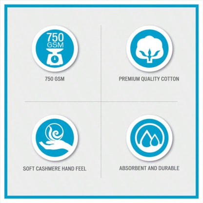 Cotton Antimicrobial Towel 6 Piece Set