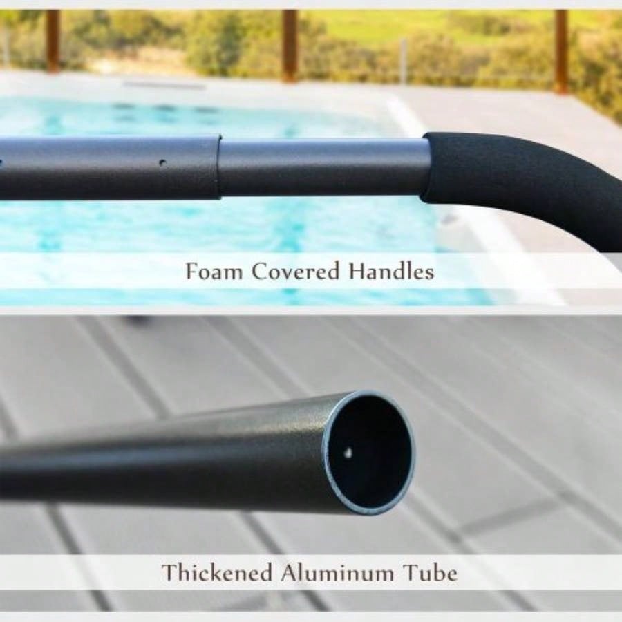 Hot Tub Cover Lift, Universal Spa Cover Lifts Side Mounted Cover Lifter with Adjustable Height Aluminum Reinforced Brackets Spa Cover Lever Lift Fits Most Spas Hot Tubs