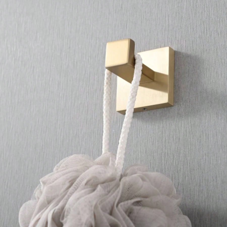 5 - Piece SUS304 Bathroom Set: Towel Bar+ Ring+ Hooks+ TP Holder, Brushed