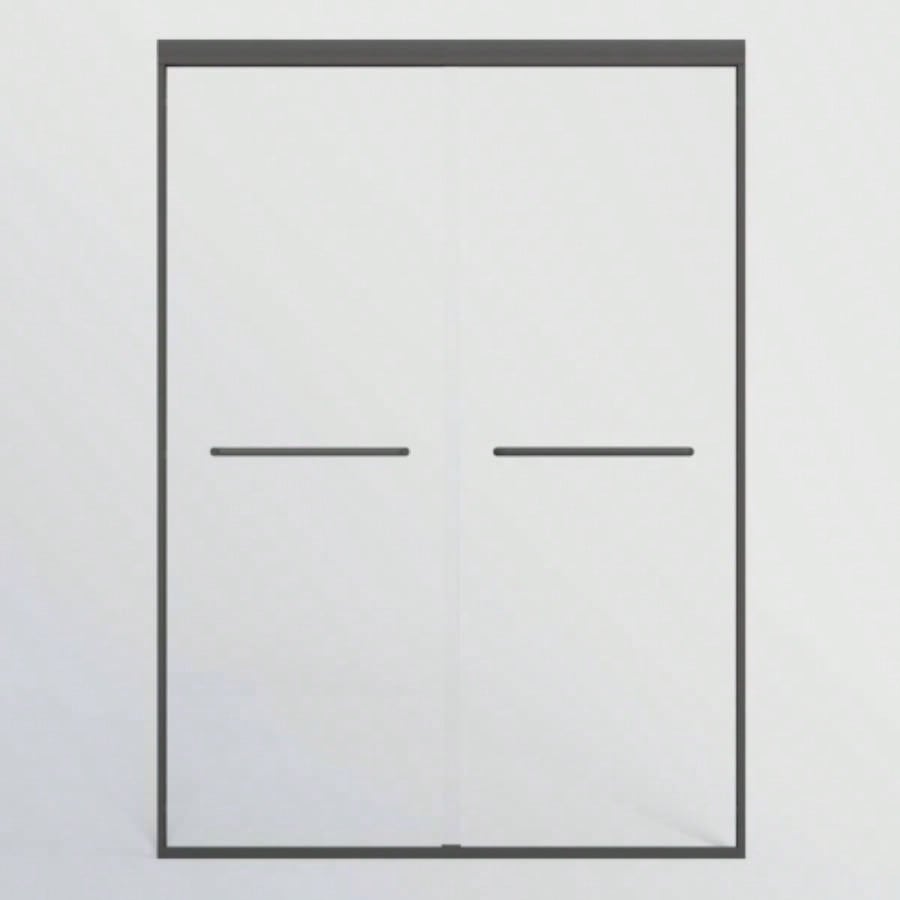 Shower Door Rollers Parts Only, 4 Pcs/Pack, Brushed Nickel 24D03PBNGJ