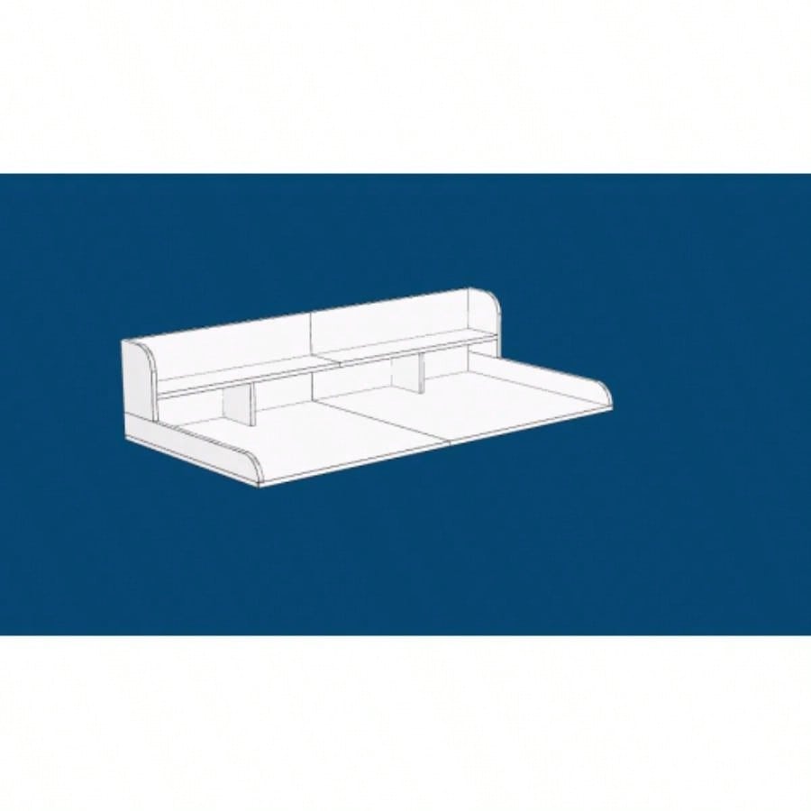 Washer Dryer Countertop with Non - slip Pads, Laundry Wood Shelf Topper with, 54 Widthx 27.5 Depth Double Layer Organizer Washer and Dryer Laundry Hamper Counter Storage Organization OAK