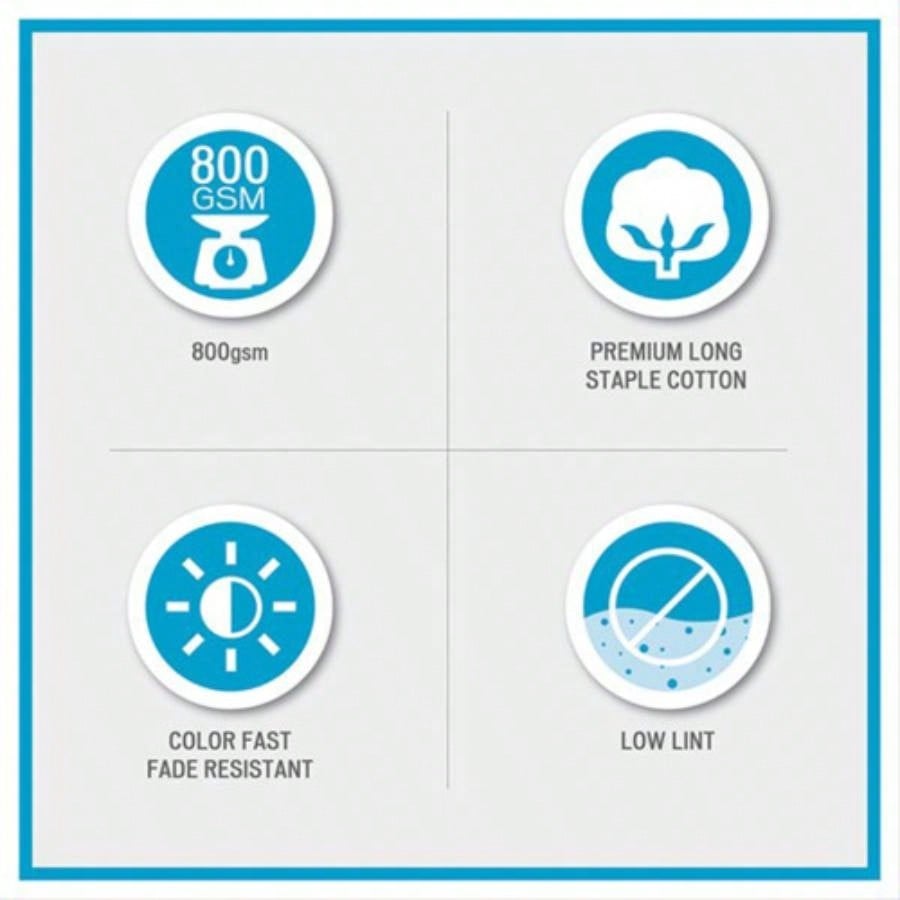 Cotton 8 Piece Antimicrobial Towel Set