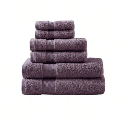 Egyptian Cotton 6 Piece Towel Set
