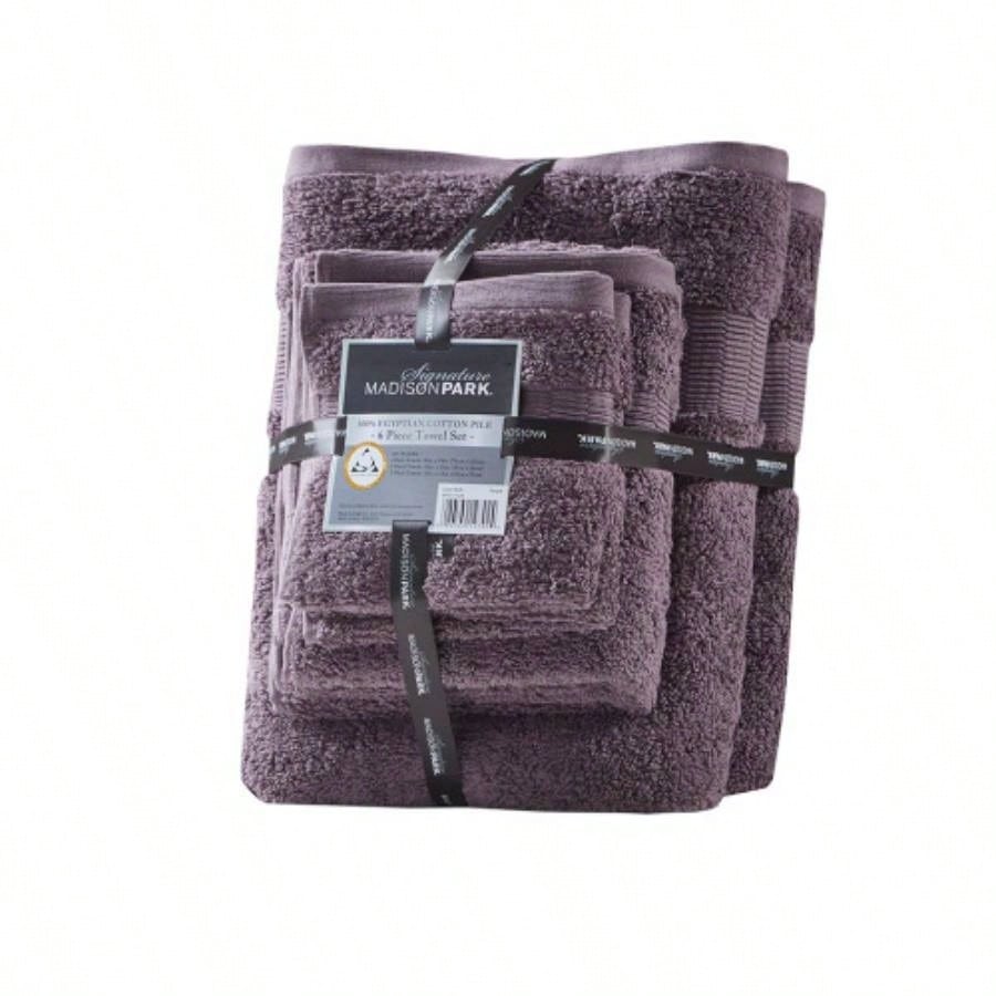 Egyptian Cotton 6 Piece Towel Set