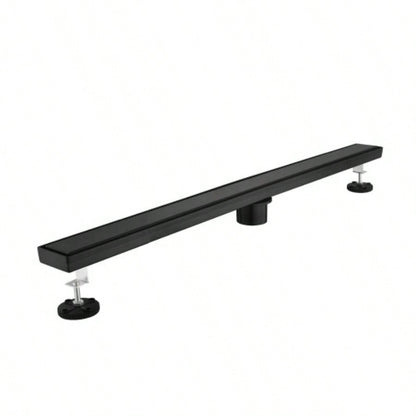 30 Inches Linear Shower Drain, Included Hair Strainer and Leveling Feet