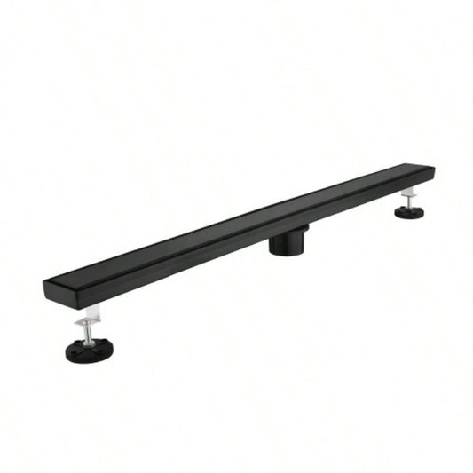 30 Inches Linear Shower Drain, Included Hair Strainer and Leveling Feet