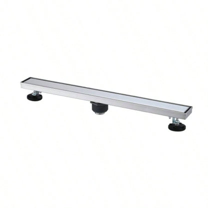 30 Inches Linear Shower Drain, Included Hair Strainer and Leveling Feet