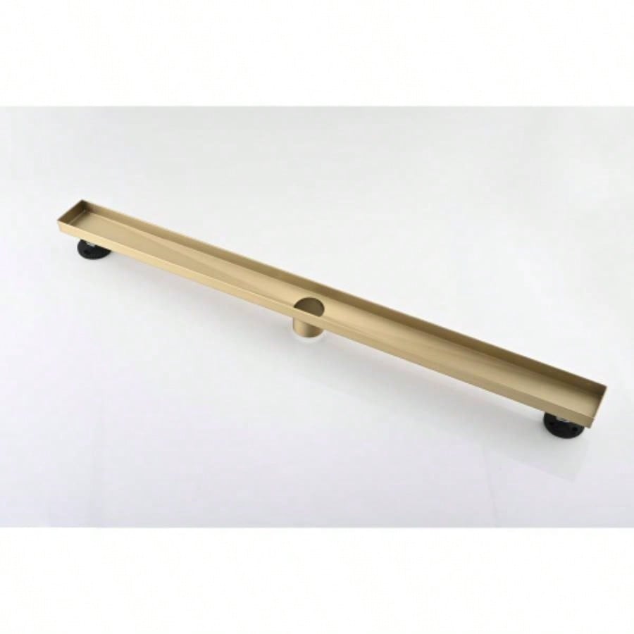 30 Inches Linear Shower Drain, Included Hair Strainer and Leveling Feet
