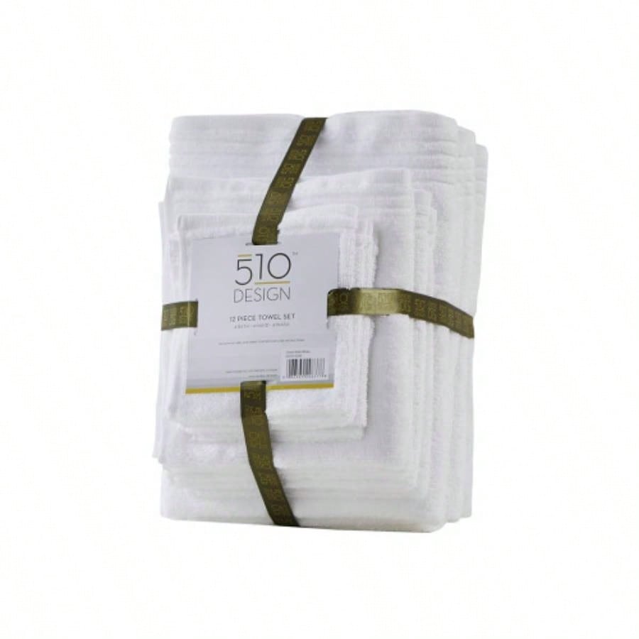 Cotton Quick Dry 12 Piece Bath Towel Set