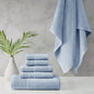Cotton Blend Antimicrobial 6 Piece Towel Set
