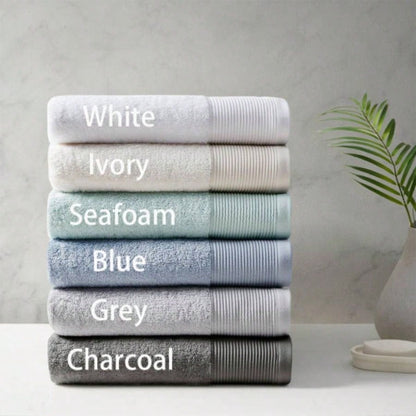 Cotton Blend Antimicrobial 6 Piece Towel Set