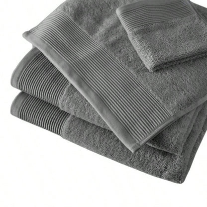 Cotton Blend Antimicrobial 6 Piece Towel Set