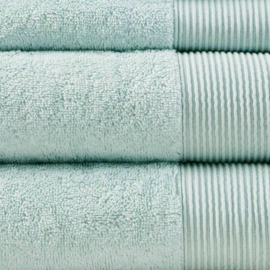Cotton Blend Antimicrobial 6 Piece Towel Set