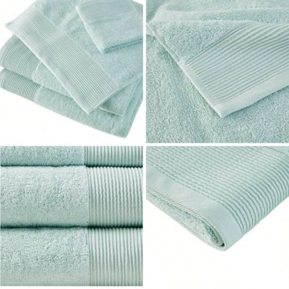Cotton Blend Antimicrobial 6 Piece Towel Set
