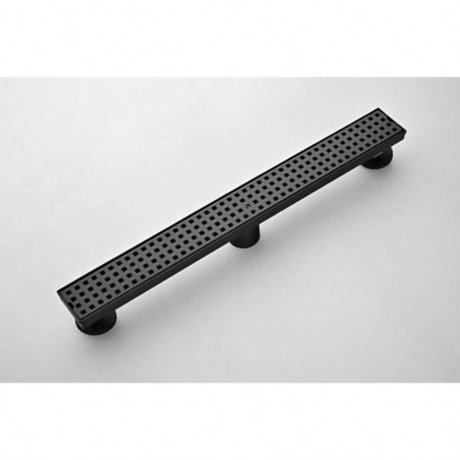 24 Inches Linear Shower Drain, Included Hair Strainer and Leveling Feet