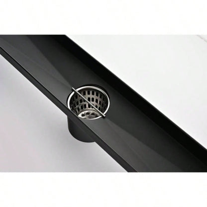 24 Inches Linear Shower Drain, Included Hair Strainer and Leveling Feet