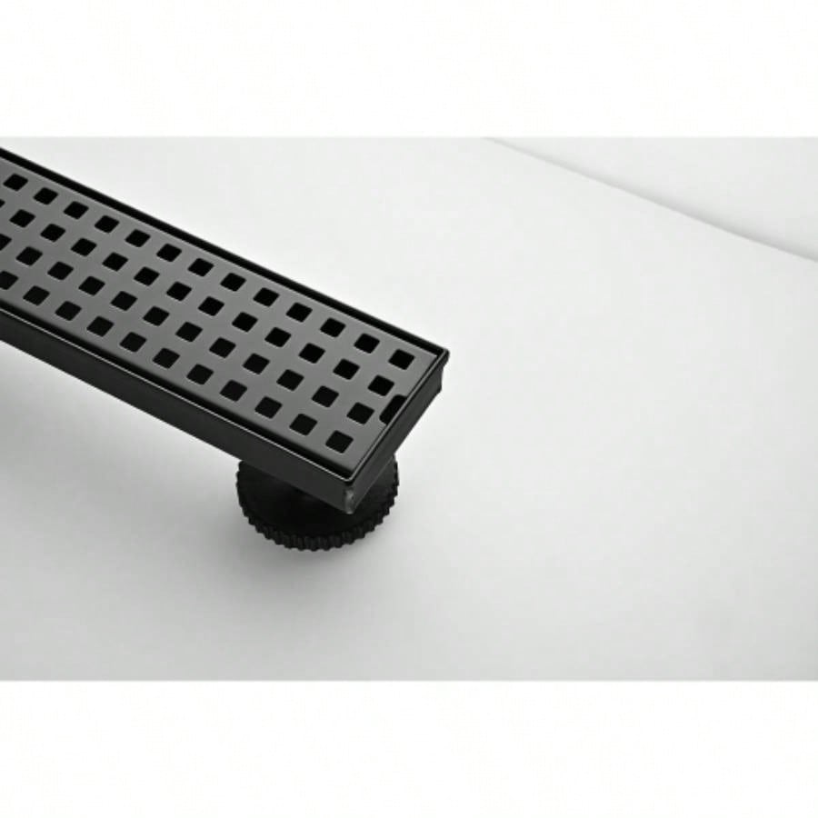 24 Inches Linear Shower Drain, Included Hair Strainer and Leveling Feet