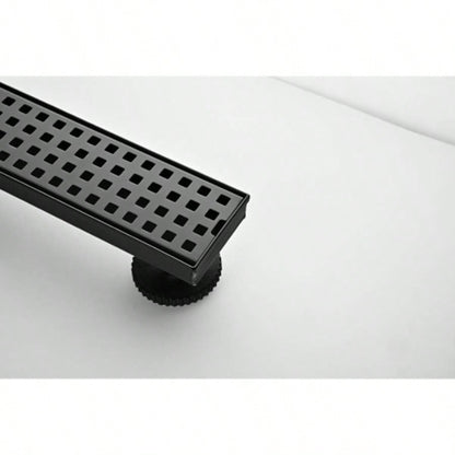 24 Inches Linear Shower Drain, Included Hair Strainer and Leveling Feet