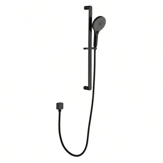 Handheld Shower with 28 - Inch Slide Bar and 59 - Inch Hose