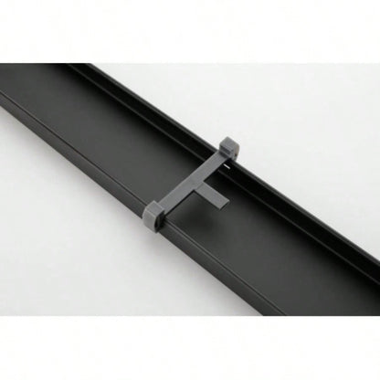 28 Inches Linear Shower Drain with Removable Cover, 304 Stainless Shower Drain Included Hair Strainer and Leveling Feet, Flange