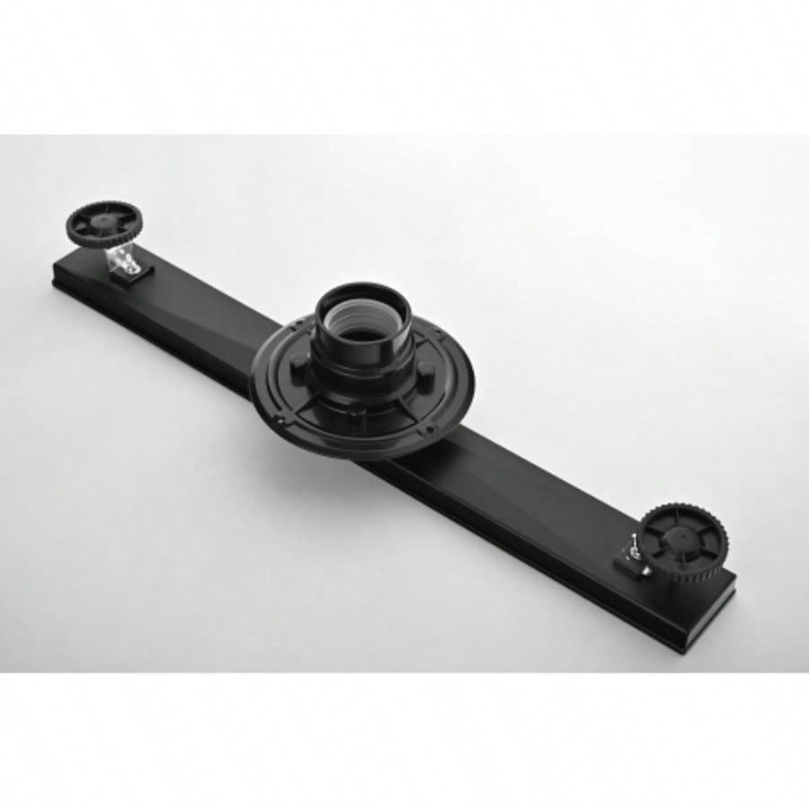 24 Inches Linear Shower Drain with Removable Cover, 304 Stainless Shower Drain Included Hair Strainer and Leveling Feet, Flange