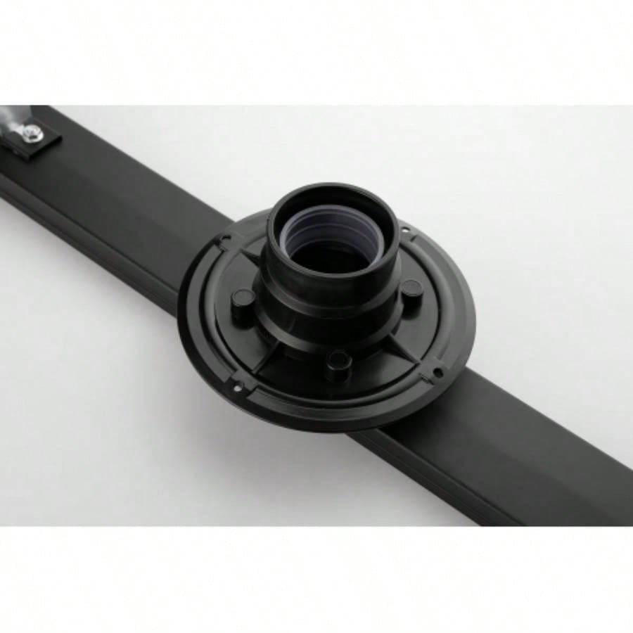 28 Inches Linear Shower Drain with Removable Cover, 304 Stainless Shower Drain Included Hair Strainer and Leveling Feet, Flange