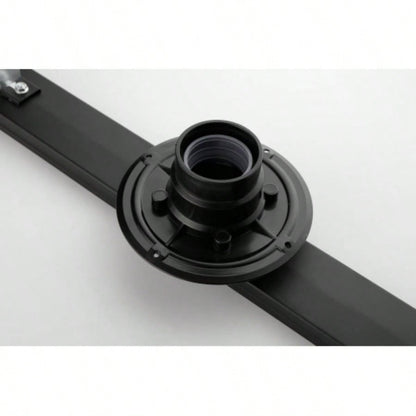 28 Inches Linear Shower Drain with Removable Cover, 304 Stainless Shower Drain Included Hair Strainer and Leveling Feet, Flange