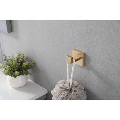 8 Pack Wall - Mounted Stainless Steel Bathroom Towel Hooks/Coat Hooks Bathroom, Bedroom, Kitchen