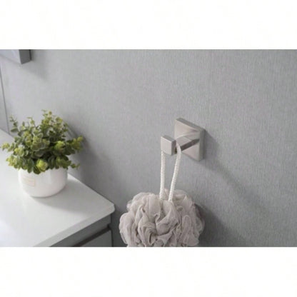 8 Pack Wall - Mounted Stainless Steel Bathroom Towel Hooks/Coat Hooks Bathroom, Bedroom, Kitchen
