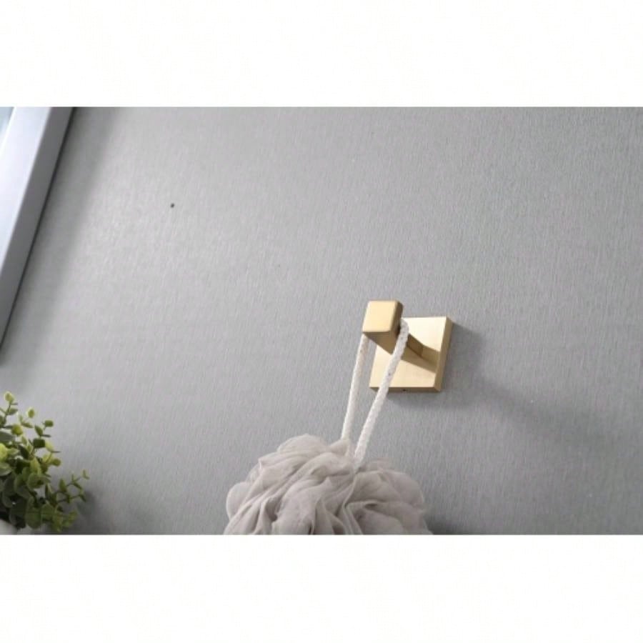 8 Pack Wall - Mounted Stainless Steel Bathroom Towel Hooks/Coat Hooks Bathroom, Bedroom, Kitchen